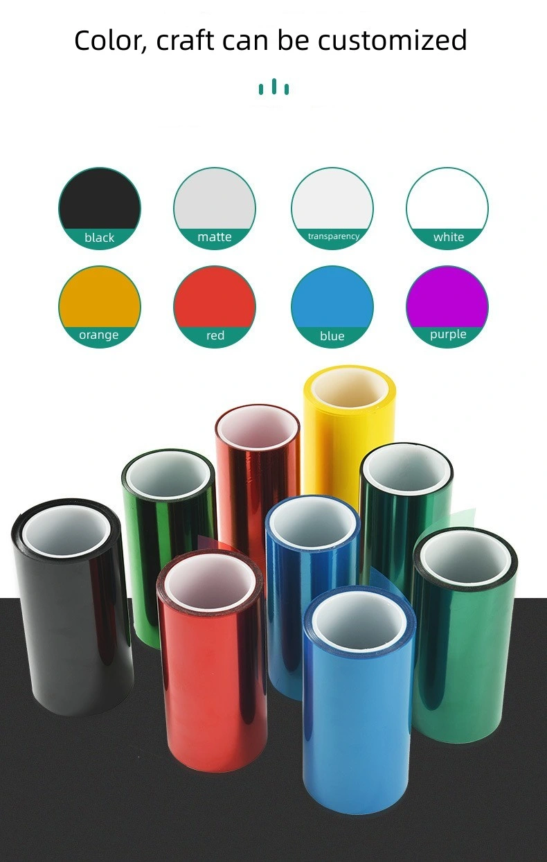 0.038mm Transparent and Clean Pet Fluorine Release Film 3-6 Factory Customized