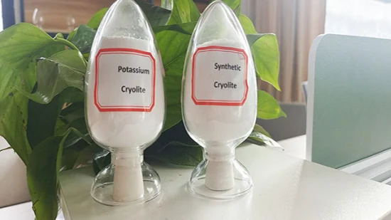 White/Grey 95min% with Customized Size Synthetic Sodium Cryolite
