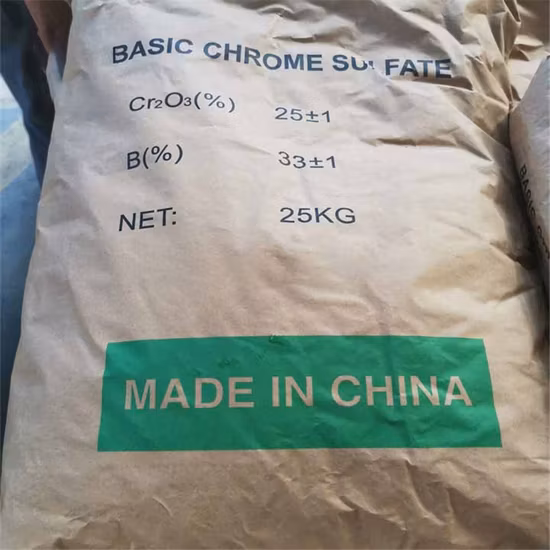 Leather Tanning Chemical BCS (basic chrome sulphate) 24